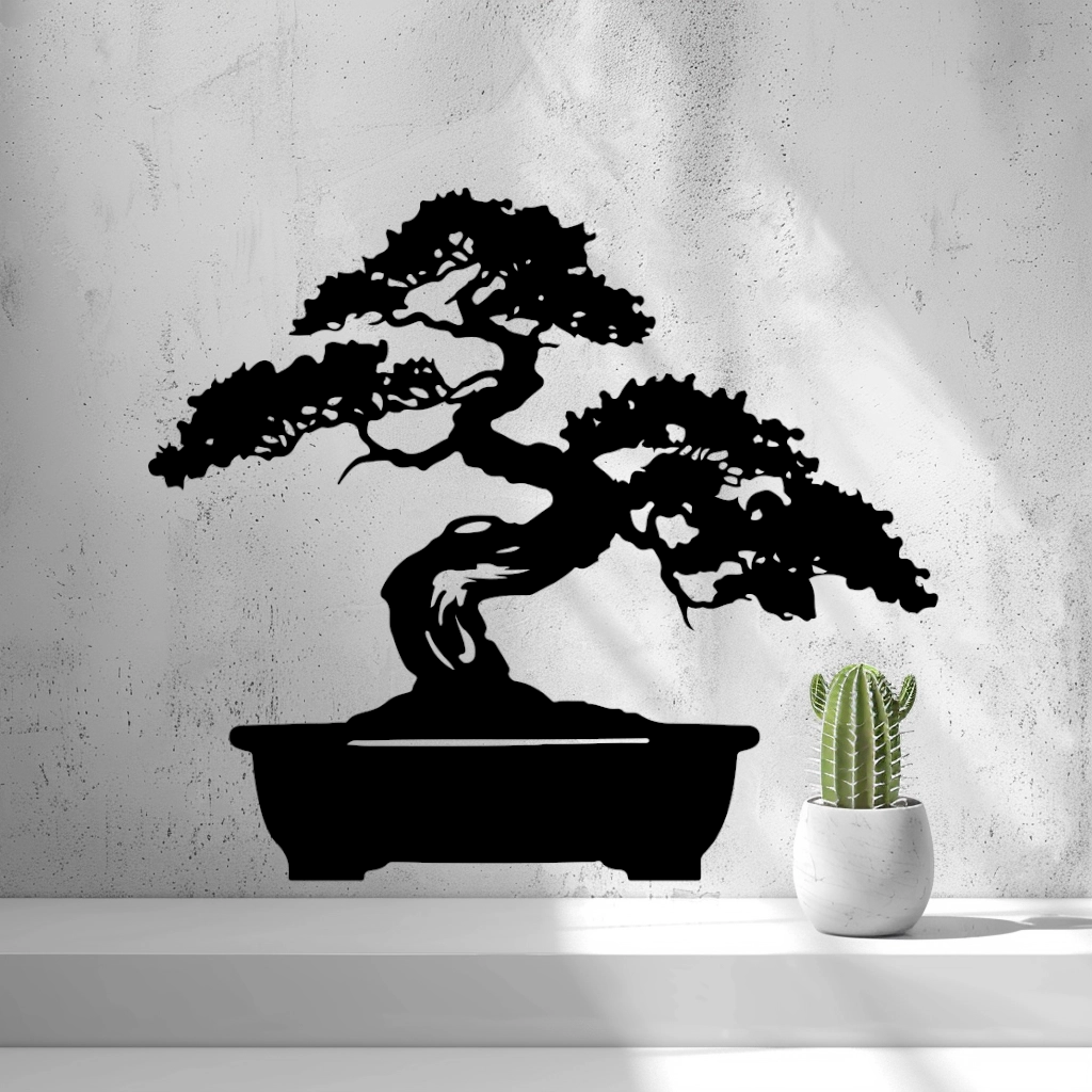 2d Bonsai Wall Art - thumbnail 2